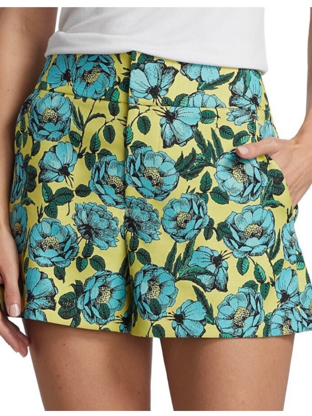 Alice + Olivia Cady Floral Shorts
